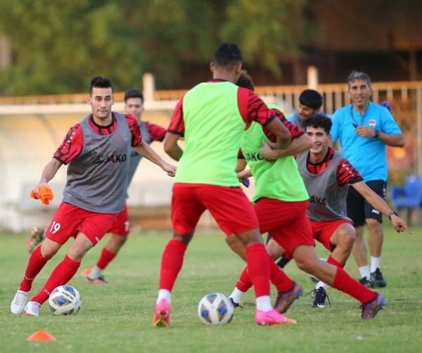 من استعدادات الأولمبي العراقي