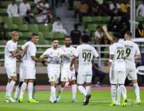 فرحة لاعبي الاتحاد