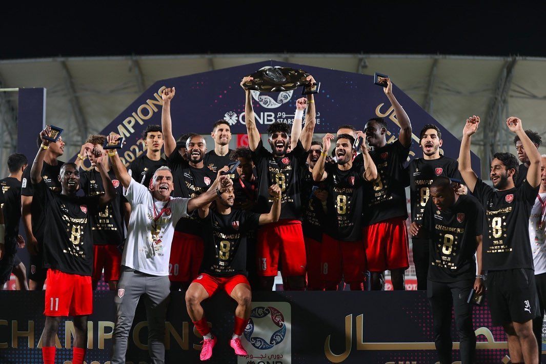 أرشيفية - من تتويج الدحيل بلقب الدوري القطري