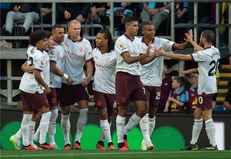 لاعبو مانشستر سيتي