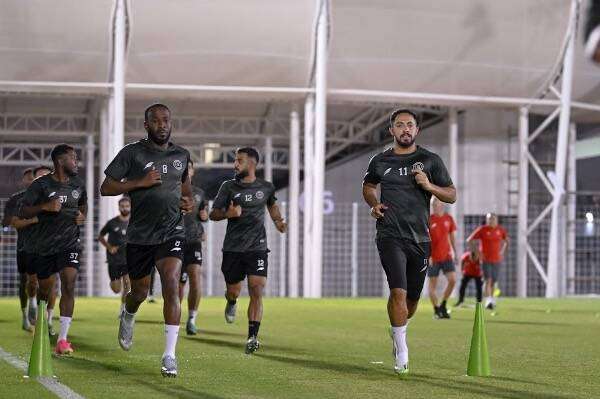 من تدريبات الفريق