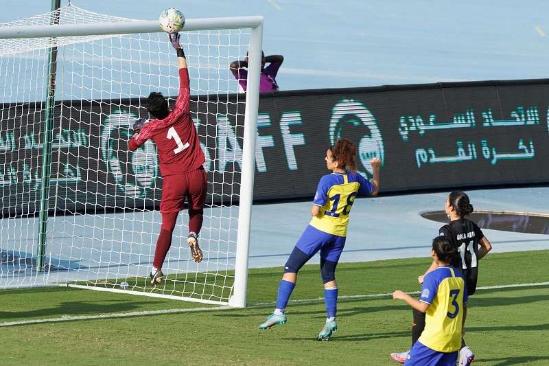 من مباراة الشباب والنصر خلال الموسم الماضي