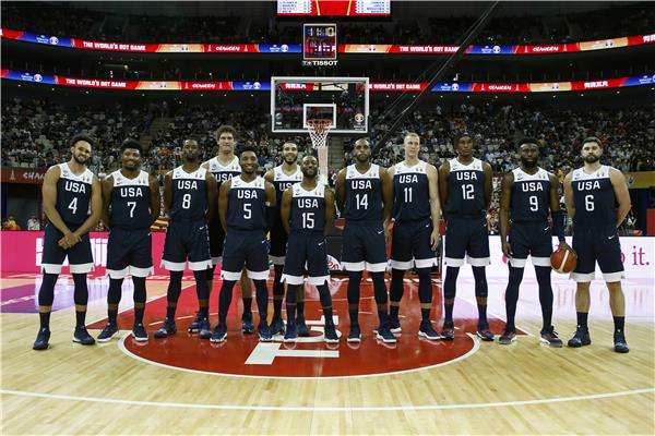 المنتخب الأمريكي المشارك في النسخة الأخيرة