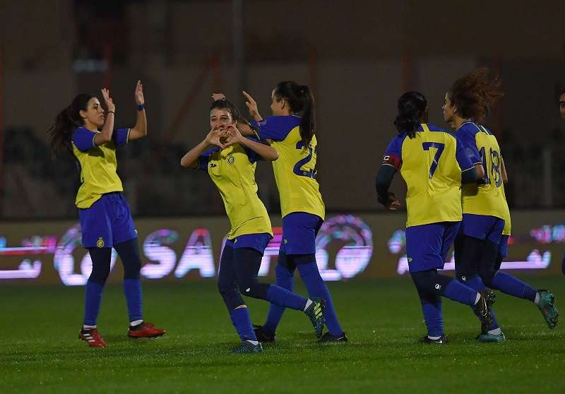 لاعبات نادي النصر السعودي