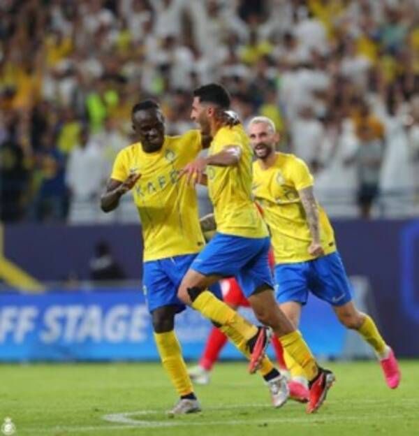 لاعبو النصر السعودي