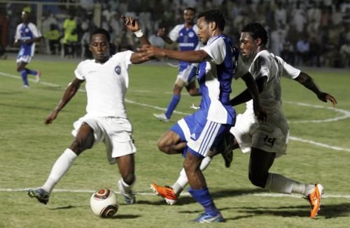 جانب من المباراة