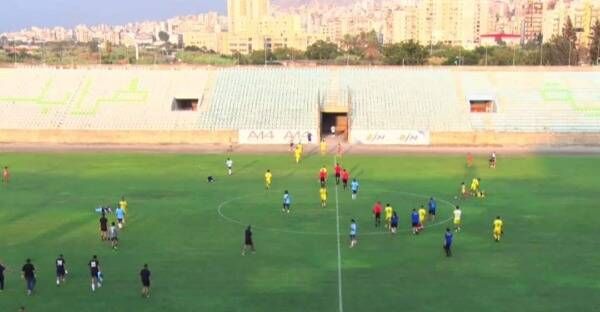 من ملعب المباراة