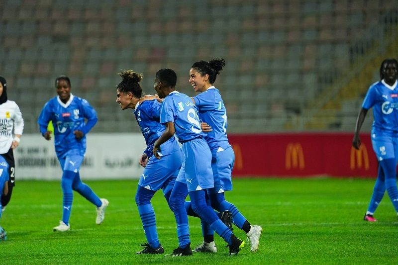 لاعبات الهلال السعودي