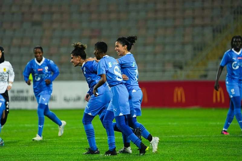 لاعبات الهلال السعودي