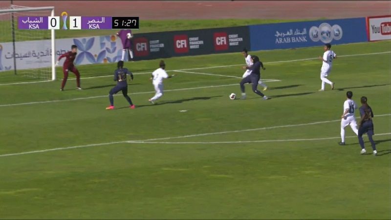 هدف لينا بوساحة بمرمى الشباب