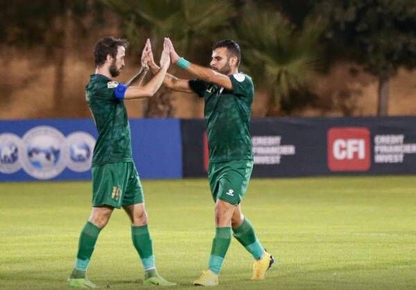 فرحة الدردور بهدف الفوز