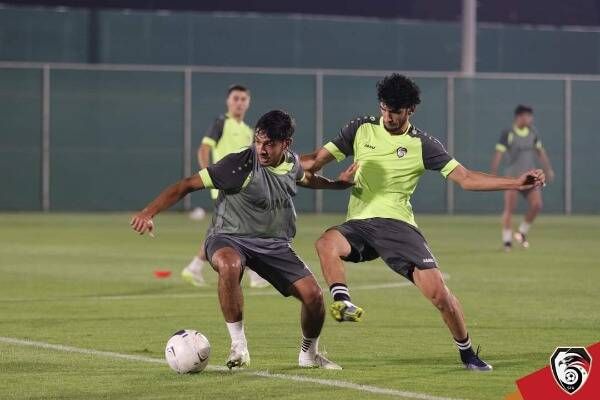 من معسكر منتخب سوريا الأولمبي