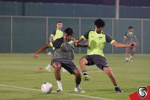 من معسكر منتخب سوريا الأولمبي