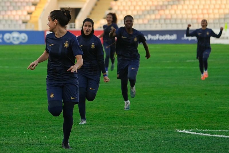 لاعبات النصر السعودي