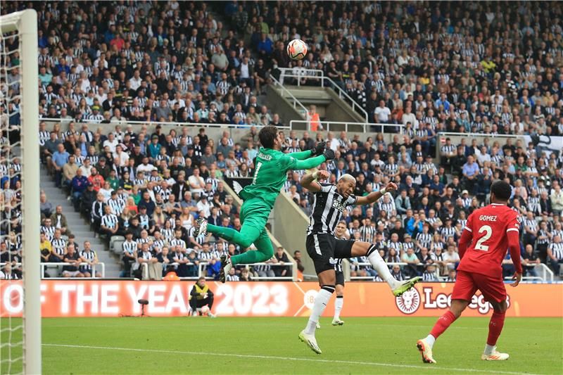 أليسون من المباراة