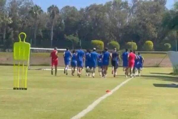 من تدريبات الفريق