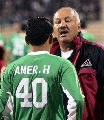 اكرم سلمان أبان تدريبه لفريق الوحدات  