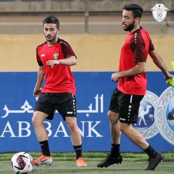 من تدريبات المنتخب الأردني