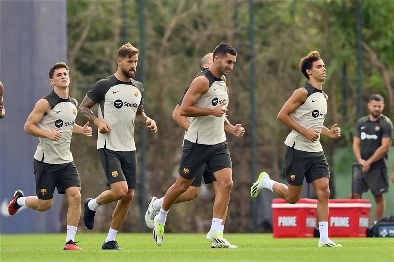 من تدريبات برشلونة