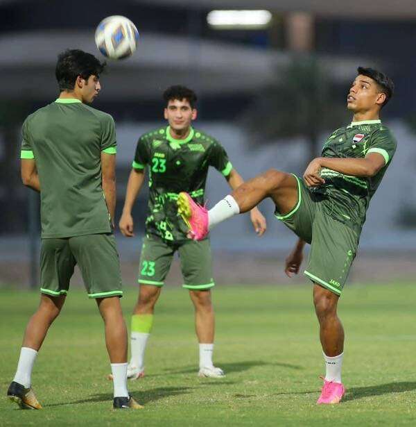 من استعدادات الأولمبي العراقي