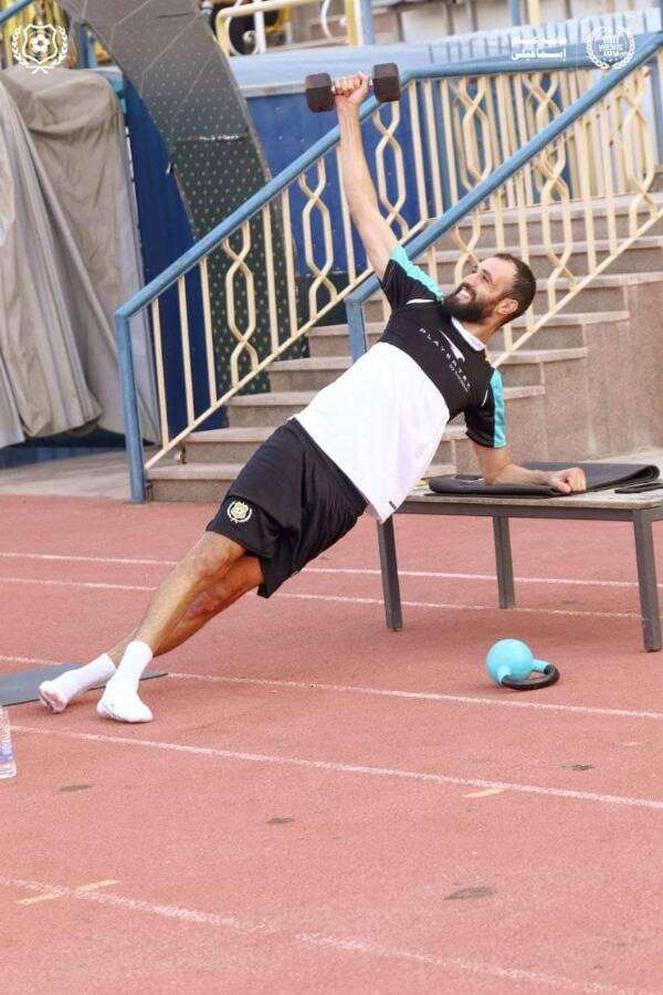 من تدريبات الإسماعيلي