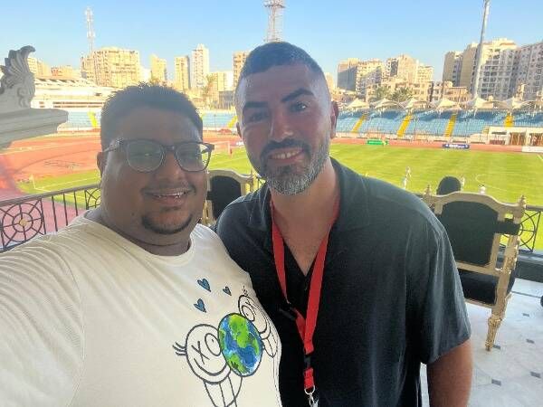 عنتر يحيى مع مراسل كووورة