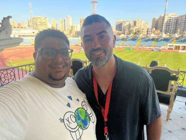 عنتر يحيى مع مراسل كووورة