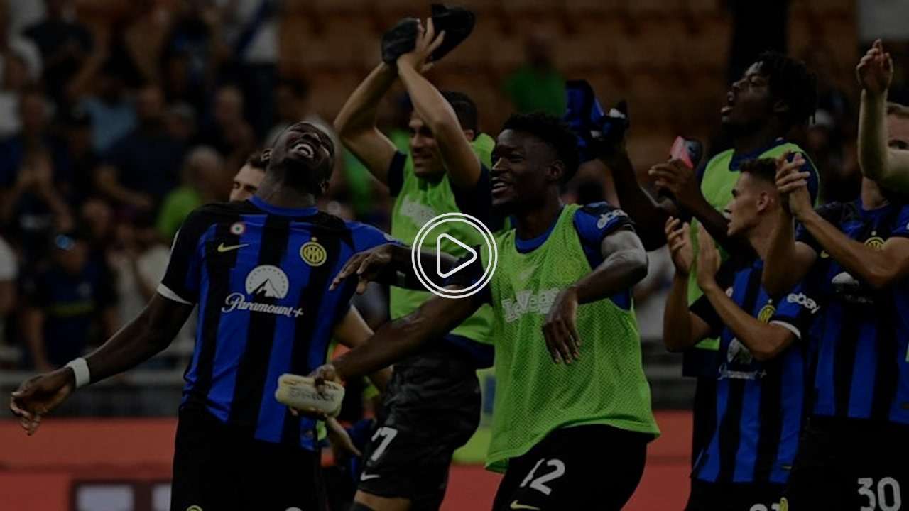 فرحة لاعبي الإنتر