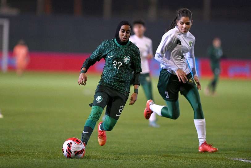 من لقاء منتخبي السعودية وباكستان