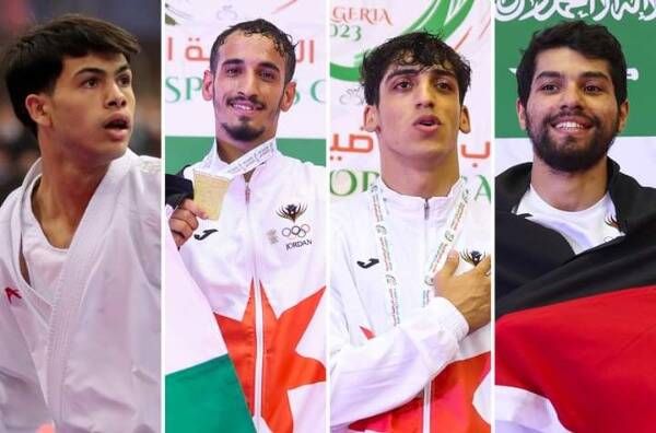 لاعبو الكاراتيه المرشحون للجائزة