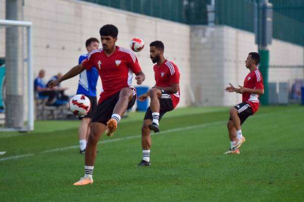 من مران المنتخب الإماراتي الأولمبي