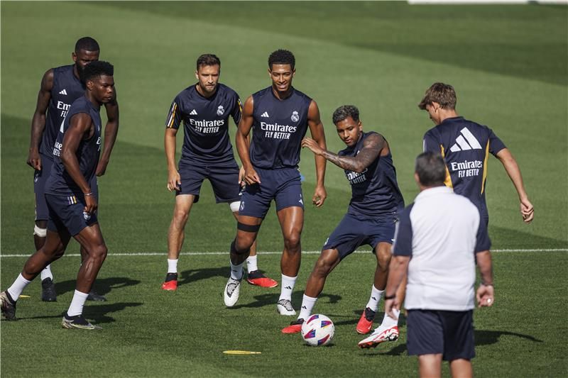 من تدريبات ريال مدريد (أرشيفية)