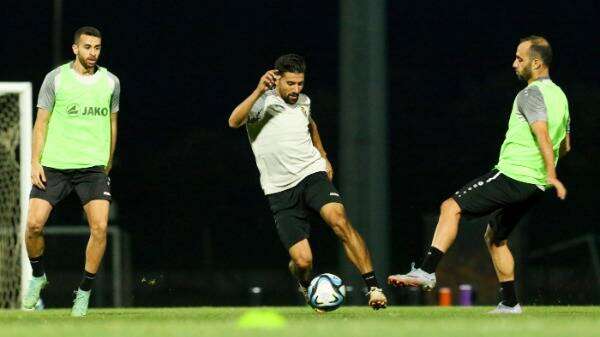 من تدريبات النشامى في باكو