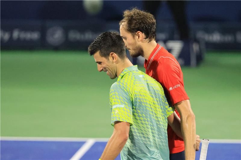 نوفاك ديوكوفيتش ودانييل ميدفيديف