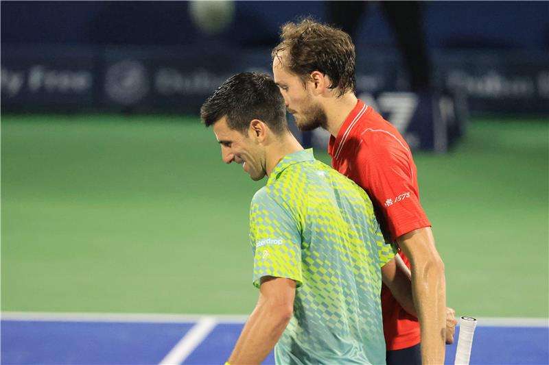 نوفاك ديوكوفيتش ودانييل ميدفيديف