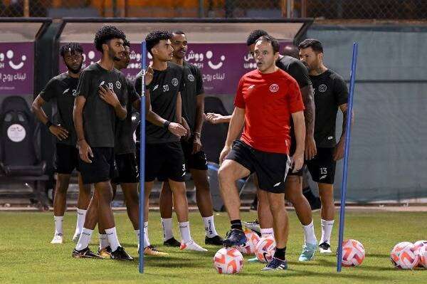 من تدريبات الفريق