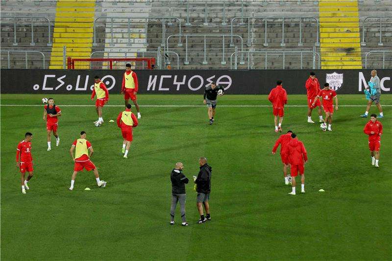 من تدريبات المنتخب