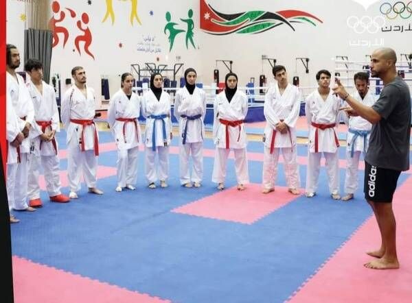 من تدريبات منتخب الأردن