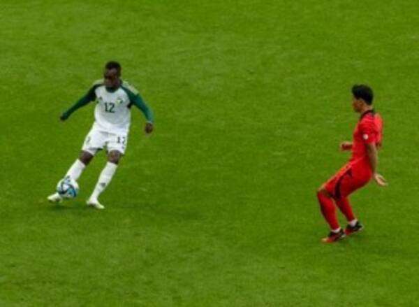 جانب من المباراة