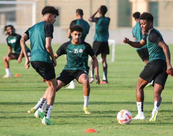 جانب من التدريبات