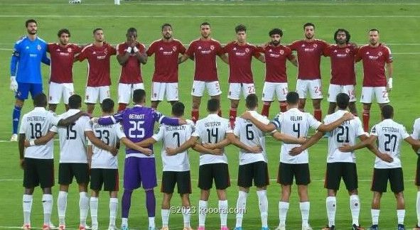 لاعبو الأهلي واتحاد العاصمة