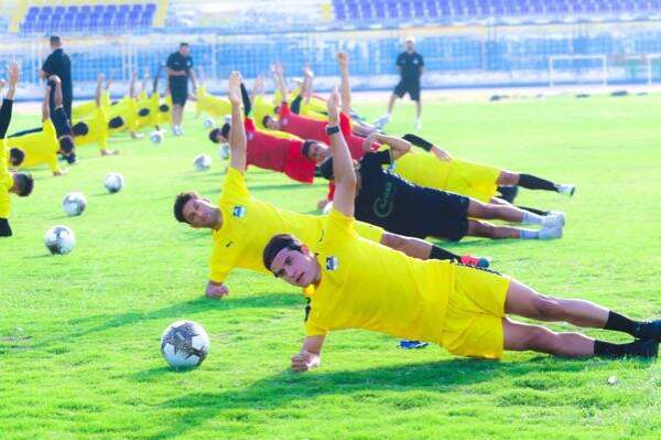 من تدريبات الفريق