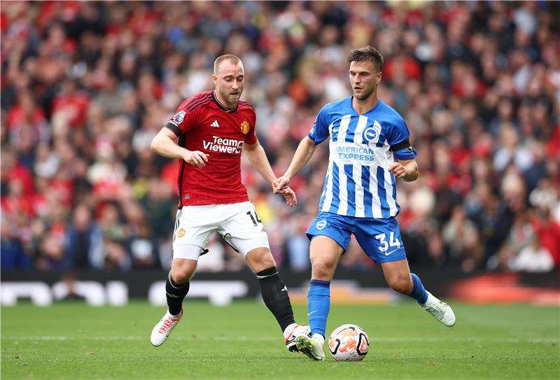 من مباراة مانشستر يونايتد وبرايتون