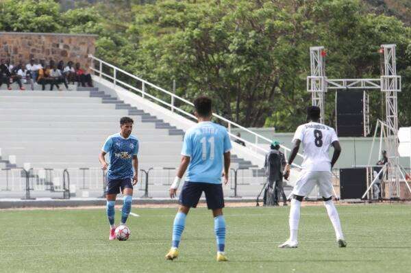 جانب من المباراة