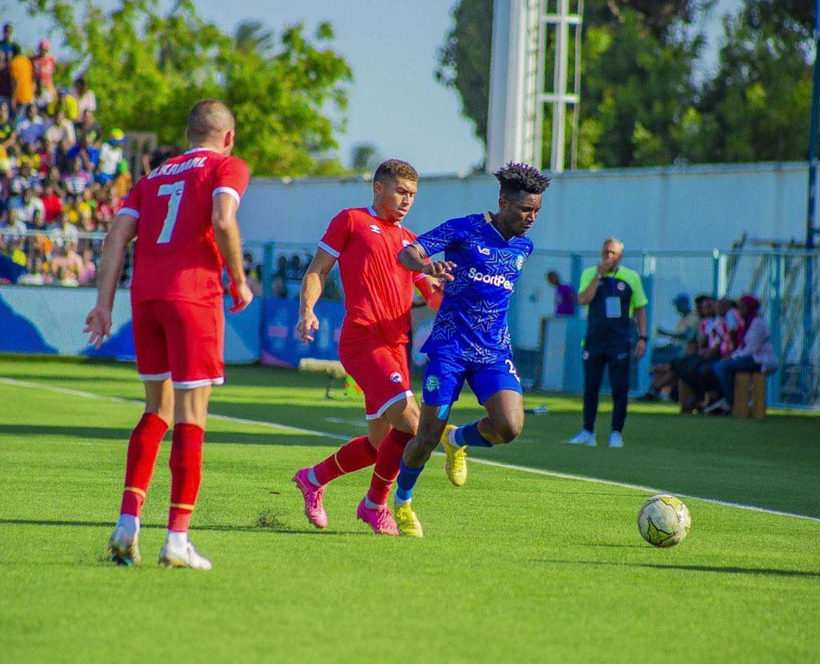 جانب من المباراة