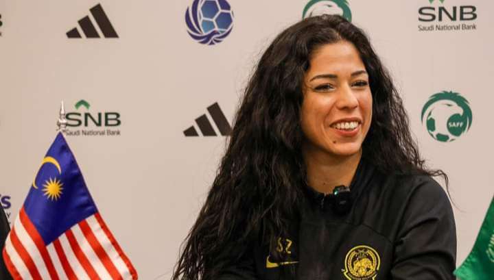 سولين الزعبي في المؤتمر الصحفي