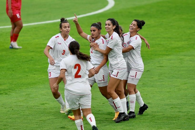 زهوة عرابي بعد تسجيل هدف التقدم