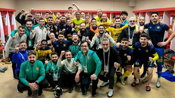 لاعبو أنقرة (نقلا عن حساب أنقرة جوجو على تويتر)