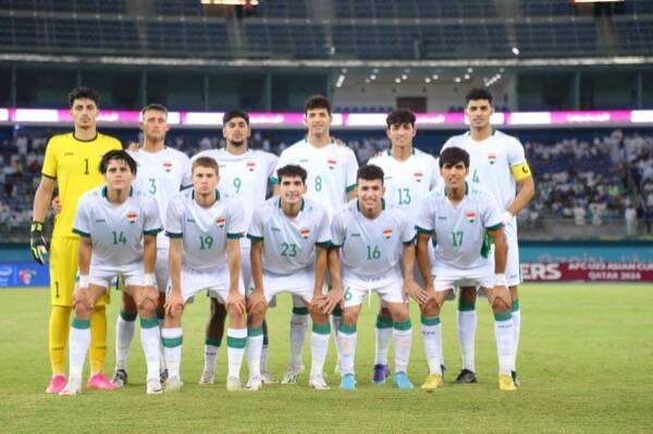 لاعبو منتخب العراق الأولمبي