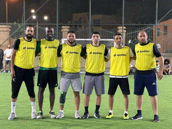 من إحدى المباريات الخيرية